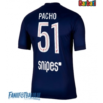 Paris Saint-Germain Willian Pacho #51 Tricou Fotbal Replică 2025-26 Barbati Acasa